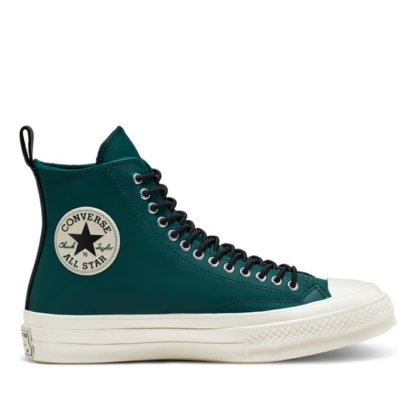 NWT Converse Fleece-Lined Leather Chuck 70 Turq 3M - Picture 3 of 8